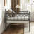 Twin Metal Daybed Frame with Steel Slat Support, Heavy-Duty Space-Saving Sofa Bed for Living Room, Bedroom, Apartment