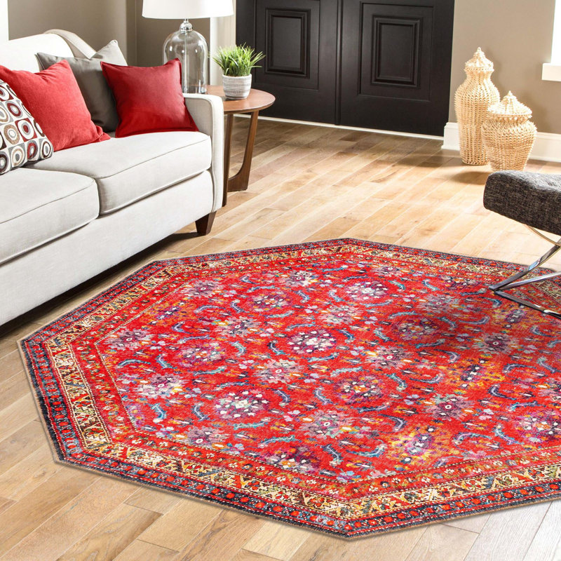 Oppie Oriental Indoor Rug, Octagon 7'6"