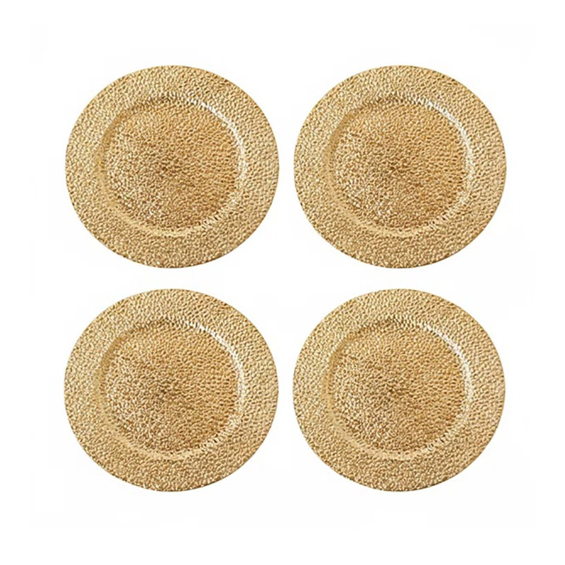 Ensemble de 4 assiettes plates Elara