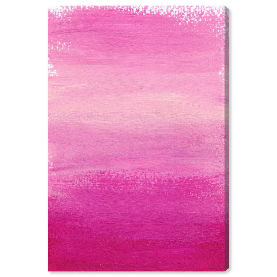 " Pink Sunset " Painting Print House of Hampton® 