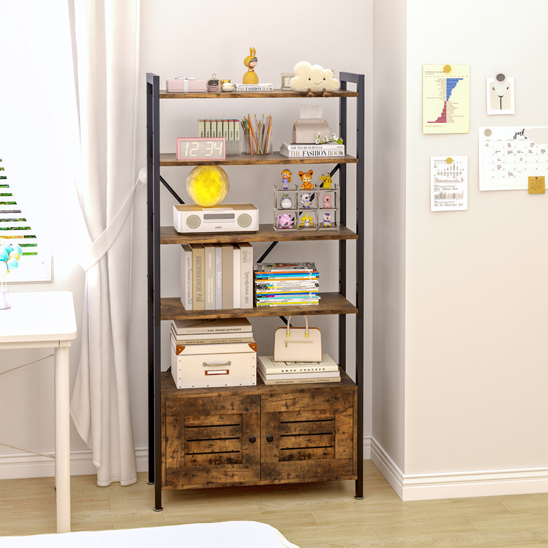 Storage Bookcase, Brown/Black