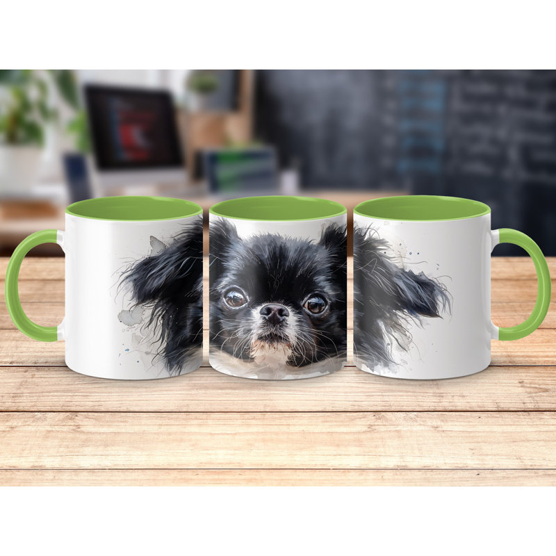 Ceramic Coffee Mug, Light Green, 2