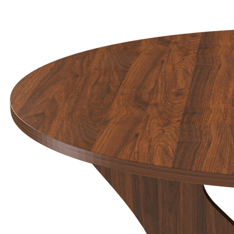 Table de salle à manger pliante 43 po pour petits espaces, Noyer