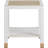 Glass End Table, Modern Style Side Table, Square Table For Living Room, Tempered Glass With Metal Frame, Nightstand-126157995