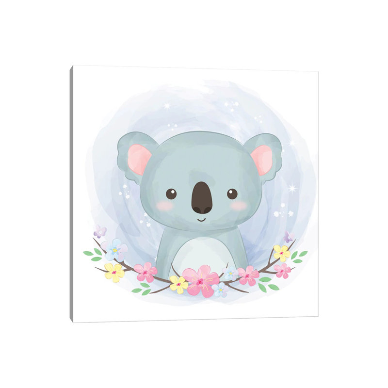 Koala For Children's Room by Art Mirano - Wrapped Canvas Print, 30.48cm H x 30.48cm W x 1.91cm D