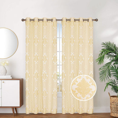 Alpay Linen Room Darkening Curtain Pair
