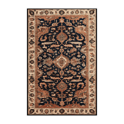 Machine Washable Persian Brown Area Rug