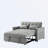Jashlyn Velvet Convertible Loveseat,Sofa bed for Small Spaces Apartments-492281176-486242668