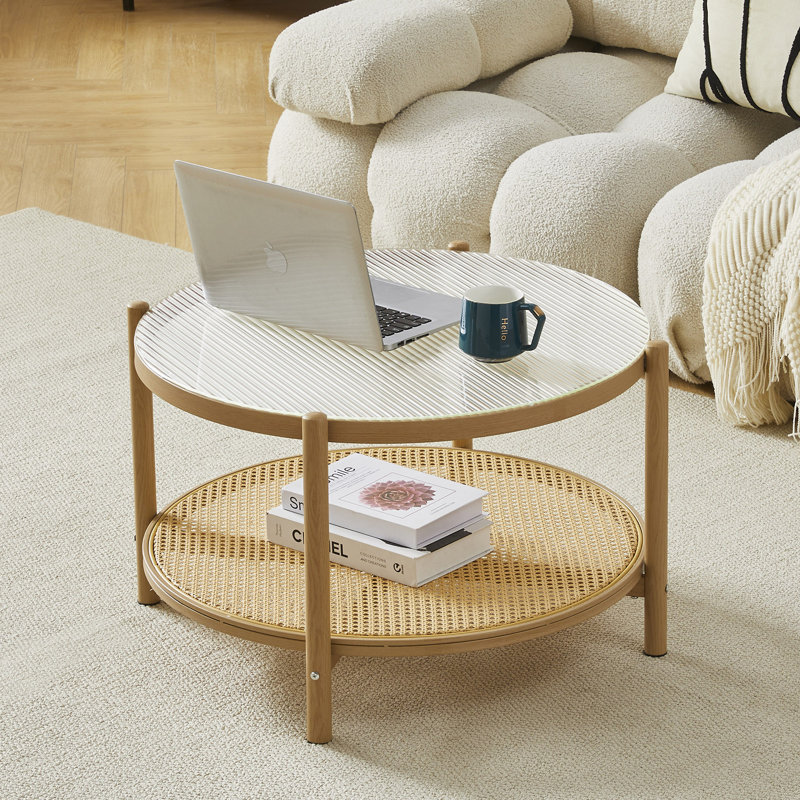 Four Leg Coffee Table with Storage
