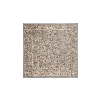 Machine Washable Gray Area Rug