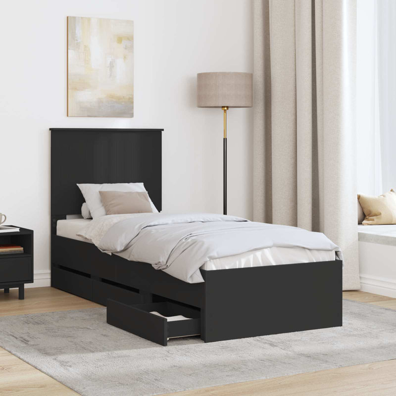 Bed Frame, Small Single (2'6), Black