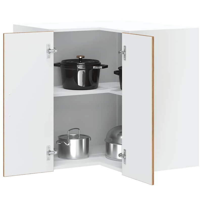 Kitchen Wall Corner Cabinet Kalmar Engineered Wood, Old Wood
