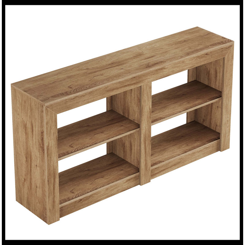59" Console Table, 3-Tier Sofa Table Entryway Table With Storage