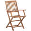 Trantham 4 - Person Acacia Patio Dining Set with