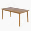 Ensemble de salle à manger 7 pièces, 1 table de salle à manger et 6 chaises de salle à manger sans accoudoirs pour l'extérieur