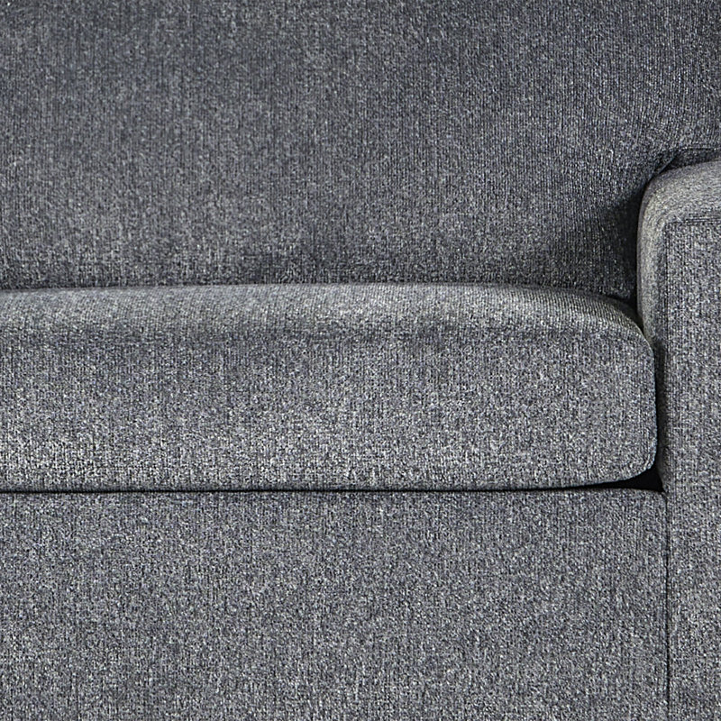 Calian Accent Chair and a Half, Ash Gray Polyester