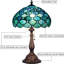 Lampe de table Tiffany W12 H19 Inch