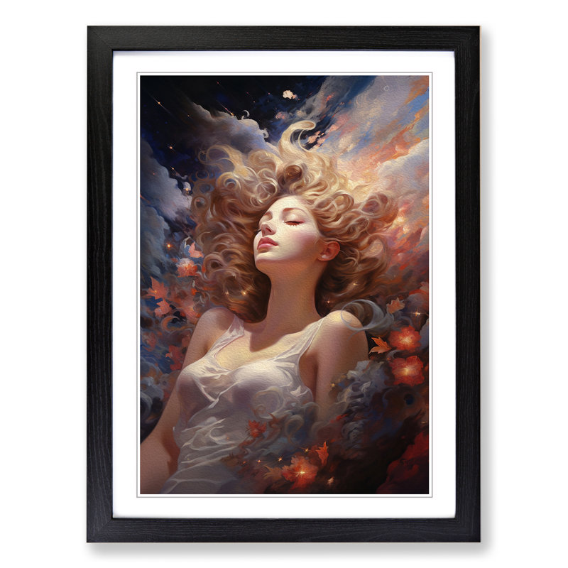 Galaxy Classicism - Framed Print, Black Framed, 34cm H x 25cm W