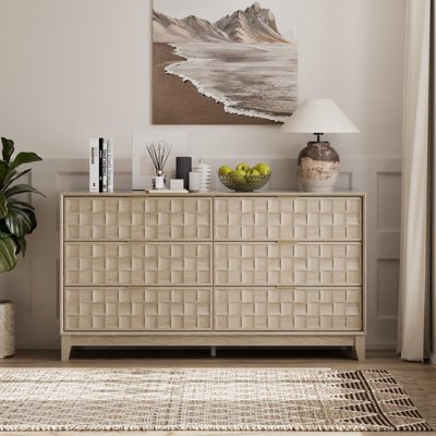 Valdean 6-Drawer 55" W Double Dresser by George Oliver