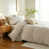 Light Brown/White Striped