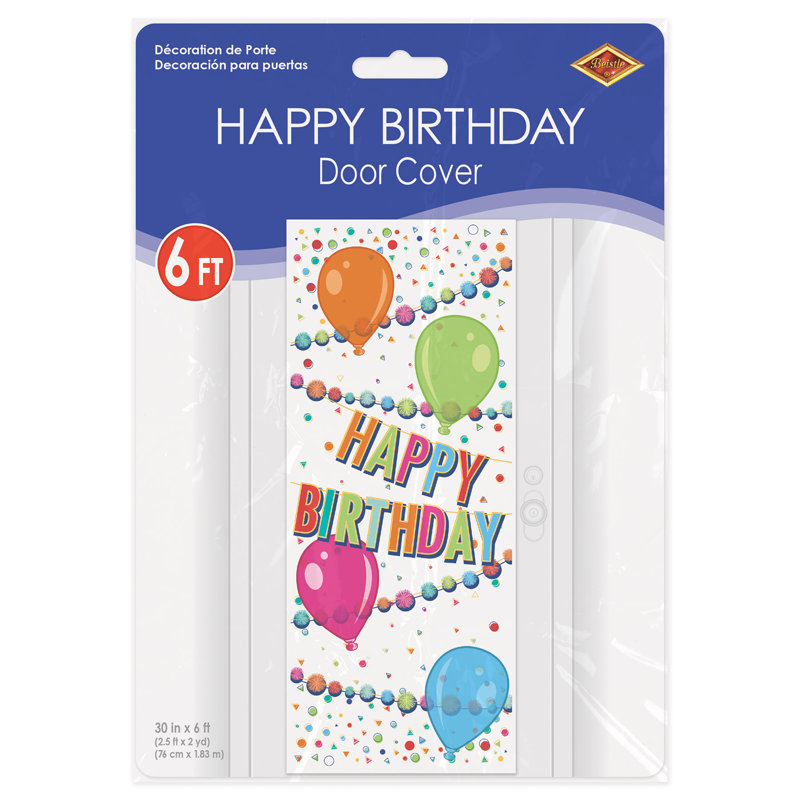 Housse de porte Happy Birthday