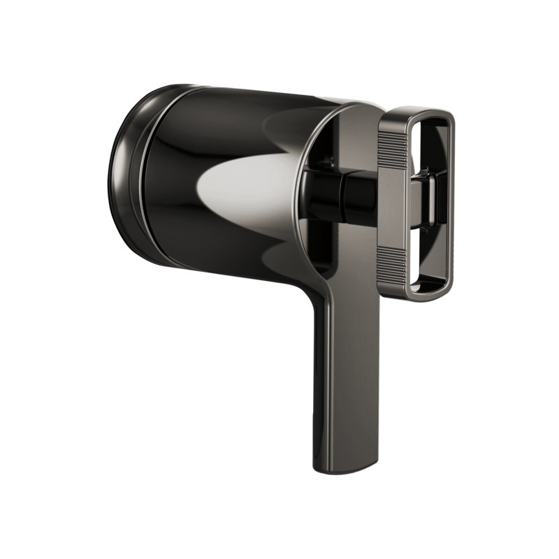 Kintsu® TempAssure® Thermostatic Valve Only Trim, Brilliance Black Onyx, Knob