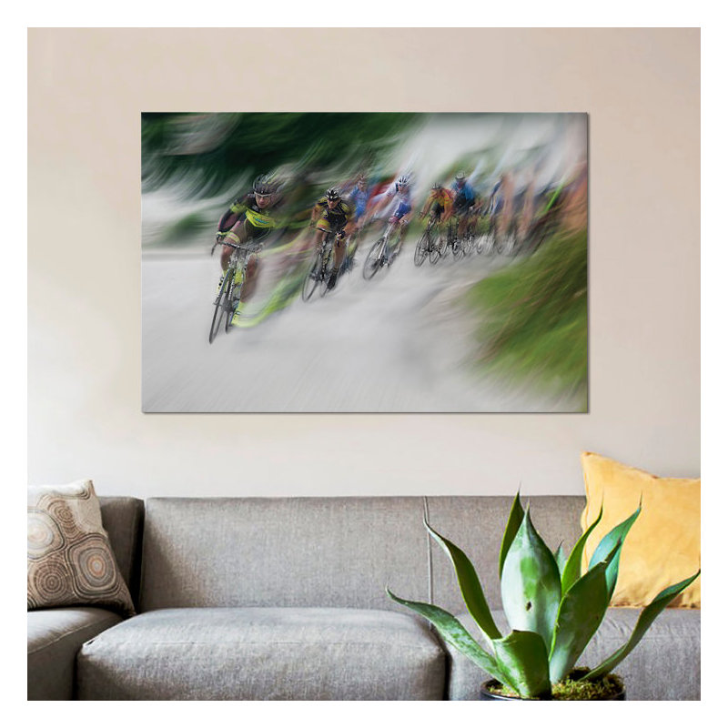 «In Element», reproduction de photo sur toile, H 24 po x l 32 po x P 1 po, Papier d'art encadré noir, Blanc