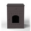 Enceinte en bois pour litière pour chat avec tiroir, table d'appoint, cage intérieure pour animal, table de chevet pour chat-125834541