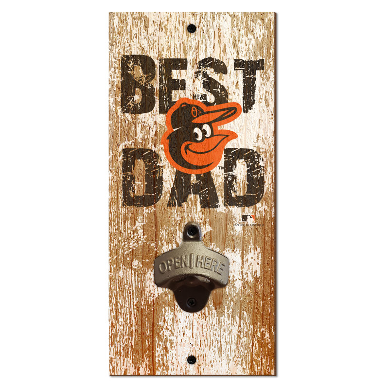 Wood Bottle Opener, Orioles