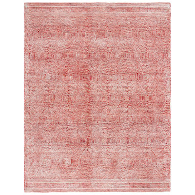 Tapis géométrique en laine touffeté à la main Ranjit