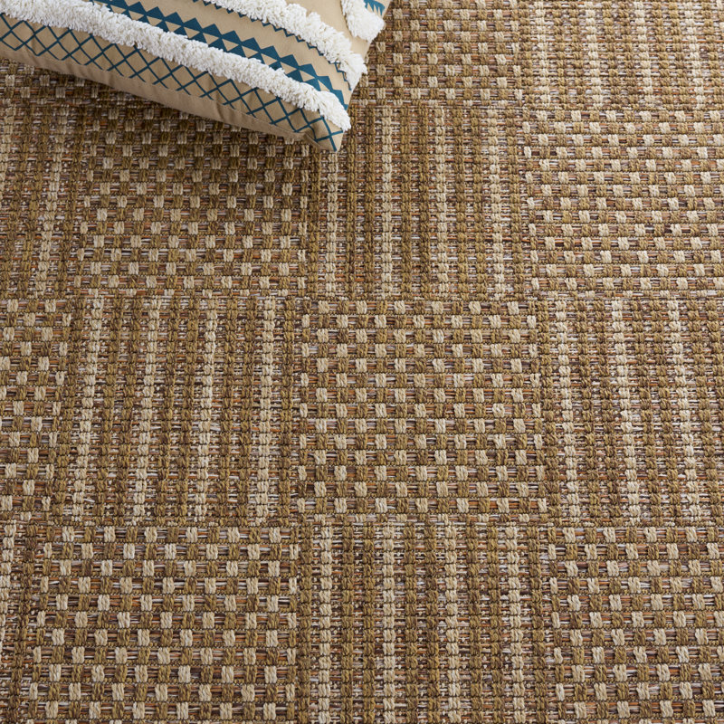 Tapis intérieur / extérieur en sisal Jhared, Rectangle 5 pi 3 po x 7 pi 6 po