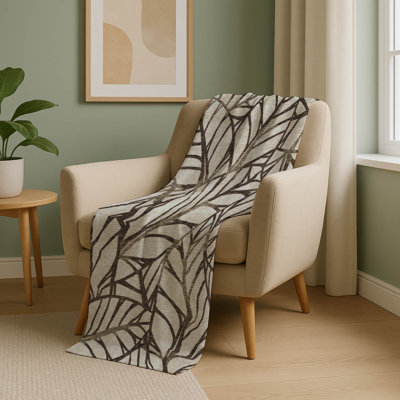 Jeté floral Addison Sherpa ASB741