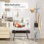 Solid Wood Freestanding 12 - Hook Coat Rack-105786002