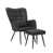 Black Faux Leather selected