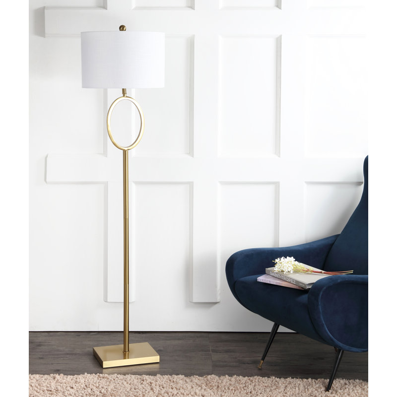 Lampe sur pied 61 po Courson, Laiton