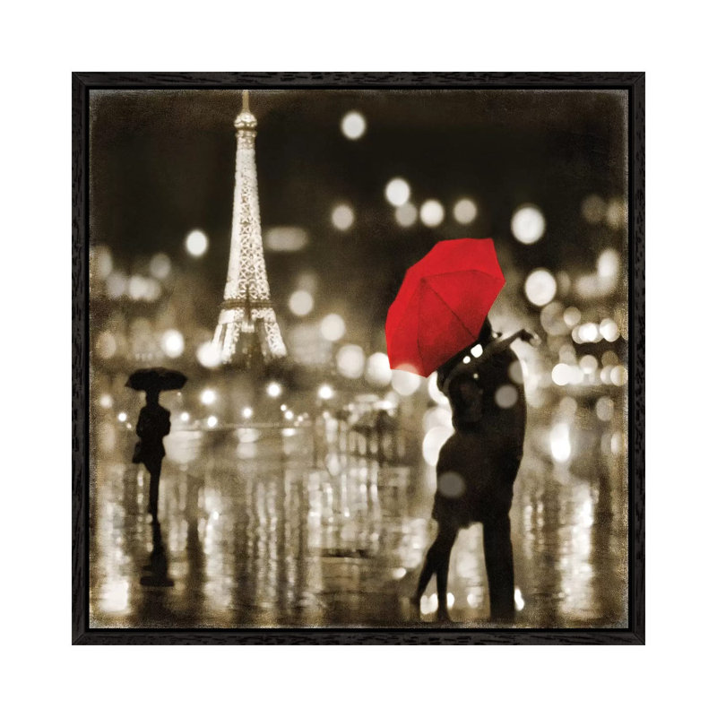 Kate Carrigan - Print on Canvas, 93.98 cm H x 93.98 cm W, Black Floater Framed