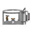 Réservoir de propane horizontal vertical Flame King de 20 lb avec OPD de qualité supérieure, jauge intégrée, roues de chariot
