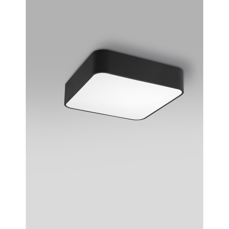 Flush Mount, 36cm, Brushed Aluminium