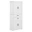Grande armoire de rangement, armoire de rangement autoportante avec portes, tablette réglable et 2 tiroirs-2118344091