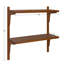 Baez Poplar Solid Wood Wall Shelf-477297622