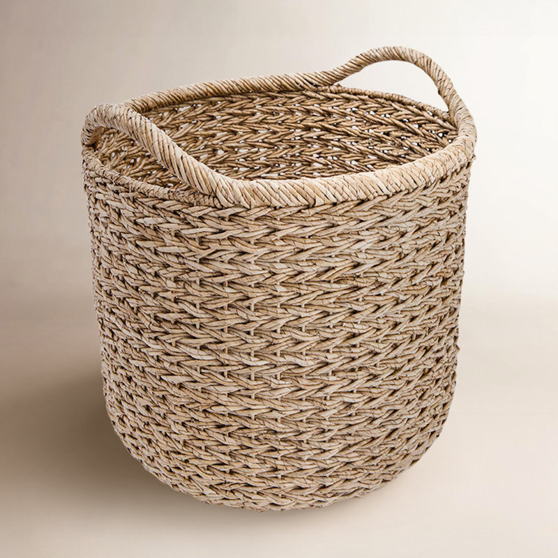 Panier décoratif en osier de mer tressé