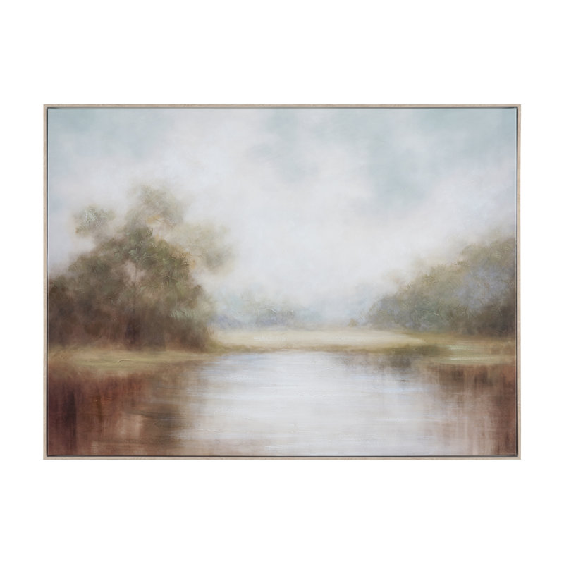 Cedar Landscape Framed Canvas Wall Art