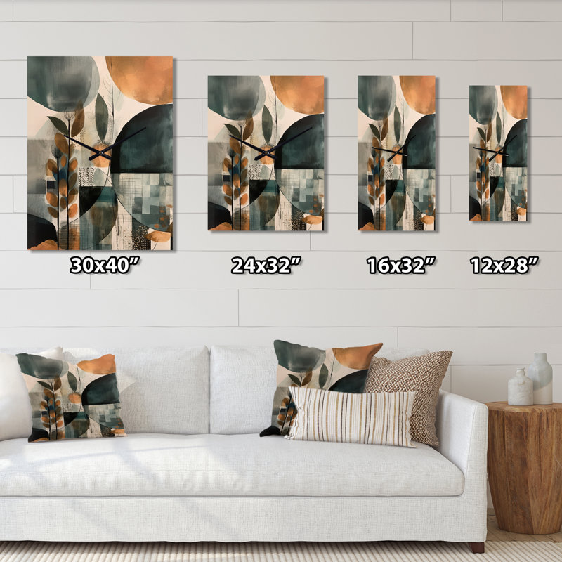 Horloge murale Jaishmin, H 32 po x l 16 po x P 1 po