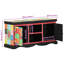 Solid Wood Rectangle Accent Cabinet