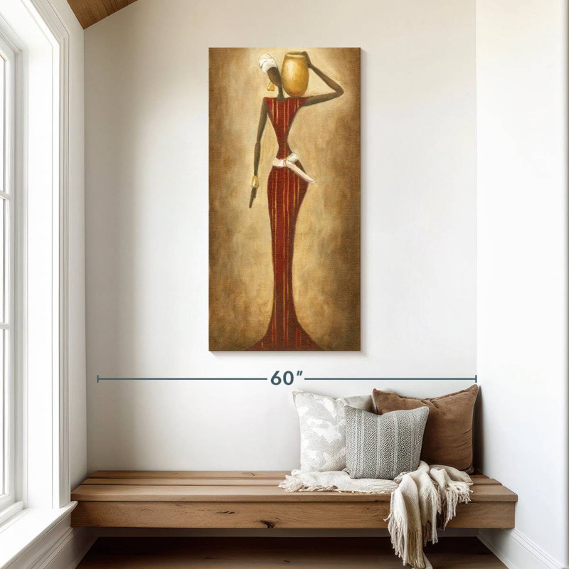 La force de la femme, H 48 po x l 24 po