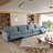 Gracey 4-Piece Modular Linen Power Reclining Sectional Sofa With Zero-Gravity-1766082929