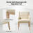 Farmhouse Modern 7-Piece Solid Wood Dining Set