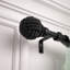 Debuono Adjustable Single Curtain Rod Overall Width x 0.75" Diameter-331924729
