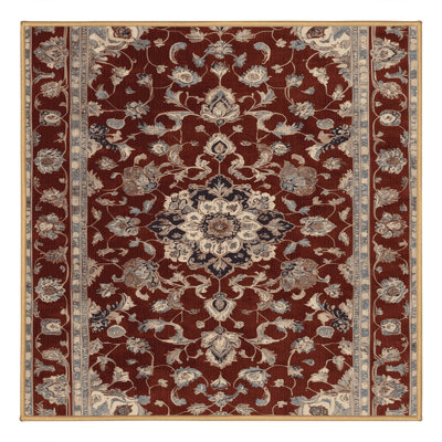 Tapis brun lavable à la machine