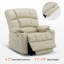 Fauteuil inclinable électrique de 27,2 po Syeda-110524278
